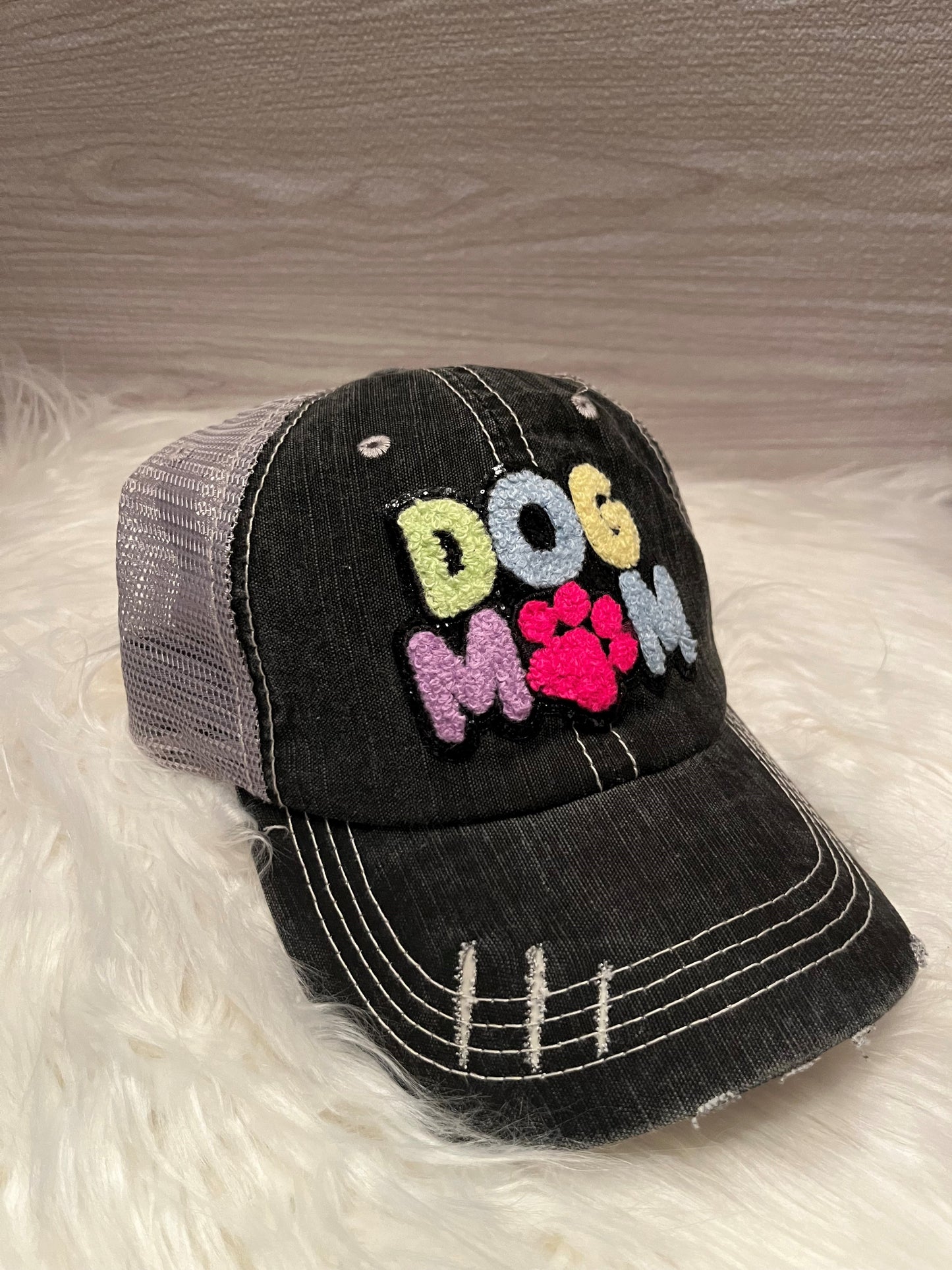 Dog Mom Vintage Trucker Hat