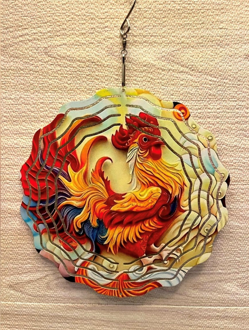 Rooster Wind Spinner